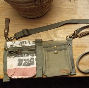 Selina Vaughan studios feedsack bag / satchel / purse